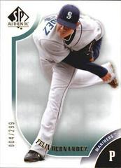 Felix Hernandez [Gold] #34 Baseball Cards 2009 SP Authentic Prices