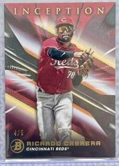 Ricardo Cabrera [Red Foil] #74 Baseball Cards 2023 Bowman Inception Prices