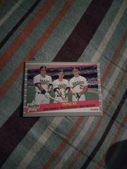 J. Canseco, T. Steinbach, M. McGwire [Triple A's] #634 Baseball Cards 1989 Fleer Prices