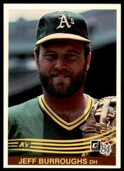 Jeff Burroughs #156 Baseball Cards 1984 Donruss Prices