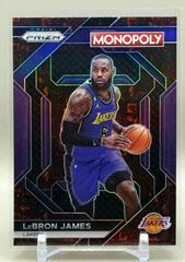 LeBron James [Red Pattern] Basketball Cards 2023 Panini Prizm Monopoly Prices