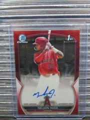 Nelson Rada [Red] Baseball Cards 2023 Bowman Chrome Prospect Autographs Prices