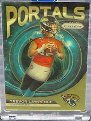 Trevor Lawrence [Prizms Gold Vinyl] #PO-4 Football Cards 2023 Panini Prizm Portals Prices