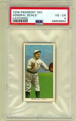 Admiral Schlei [Catching] #NNO Baseball Cards 1909 T206 Piedmont 350 Prices