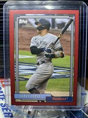 Aaron Judge [Red Border] Baseball Cards 2021 Topps Update 1992 Redux Prices
