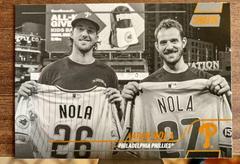 Aaron Nola [Black & White] #284 Baseball Cards 2022 Stadium Club Prices