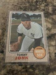 Tommy John Baseball Cards 1968 Topps Milton Bradley Prices
