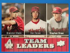 Brandon Webb / Dan Haren / Stephen Drew #453 Baseball Cards 2009 Upper Deck Prices