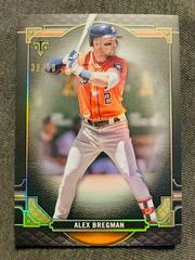 Alex Bregman [Onyx] Baseball Cards 2022 Topps Triple Threads Prices