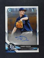 Tanner Dodson #CDA-TD Baseball Cards 2018 Bowman Draft Chrome Picks Autographs Prices