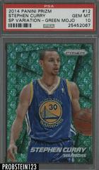 Stephen Curry [Green Mojo] Basketball Cards 2014 Panini Prizm SP Variations Prices