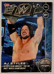 AJ Styles #6 Wrestling Cards 2016 Topps Now WWE Prices