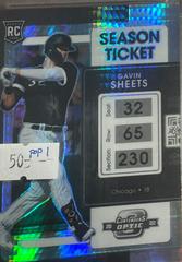 Gavin Sheets [Hyper] #6 Baseball Cards 2022 Panini Chronicles Contenders Optic Prices