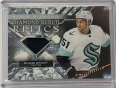 Shane Wright [Autograph Patch] #DD-SW Hockey Cards 2022 Upper Deck Black Diamond Debut Relics Prices