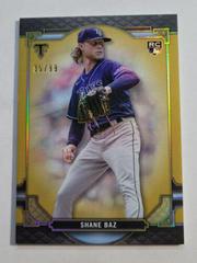 Shane Baz [Gold] Baseball Cards 2022 Topps Triple Threads Prices