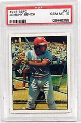Johnny Bench #31 Baseball Cards 1975 SSPC Prices