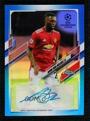Aaron Wan Bissaka [Blue Refractor] Soccer Cards 2020 Topps Chrome UEFA Champions League Autographs Prices