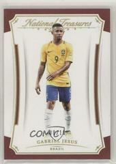 Gabriel Jesus [Gold] Soccer Cards 2018 Panini National Treasures Prices