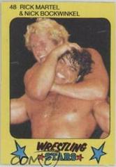 Rick Martel, Nick Bockwinkel #48 Wrestling Cards 1986 Monty Gum Wrestling Stars Prices