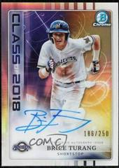 Brice Turang Baseball Cards 2018 Bowman Draft Class of 2018 Autograph Prices