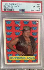 Outback Jack #11 Wrestling Cards 1987 Topps WWF Stickers Prices