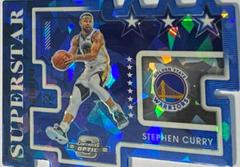 Stephen Curry [Blue Ice] #8 Basketball Cards 2021 Panini Contenders Optic Superstars Prices