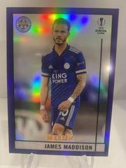 James Maddison [Purple Refractor] #78 Soccer Cards 2020 Topps Merlin Chrome UEFA Champions League Prices