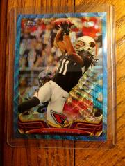 Larry Fitzgerald [Black Gloves Blue Wave Refractor] Football Cards 2013 Topps Chrome Prices