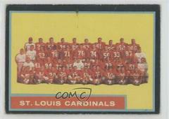Cardinals Team #150 Football Cards 1962 Topps Prices