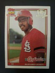 Bernard Gilkey #126 Baseball Cards 1991 Topps Desert Shield Prices