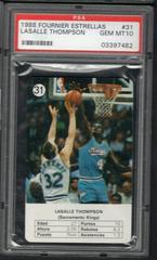 LaSalle Thompson #31 Basketball Cards 1988 Fournier Estrellas Prices