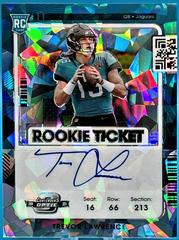 Trevor Lawrence [Autograph Cracked Ice] #101 Football Cards 2021 Panini Contenders Optic Prices