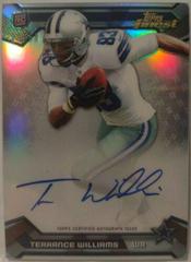 Terrance Williams [Autograph Refractor] Football Cards 2013 Topps Finest Prices