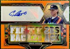 Craig Biggio [Amethyst] #TTAR-BIG1 Baseball Cards 2022 Topps Triple Threads Autograph Relic Prices