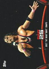 Bret 'Hit Man' Hart #RAW-31 Wrestling Cards 2018 Topps WWE Then Now Forever 25 Years of Raw Prices