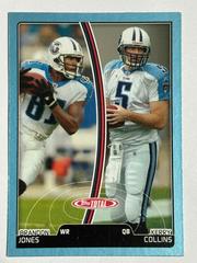 Kerry Collins, Brandon Jones [Blue] #3 Football Cards 2007 Topps Total Prices