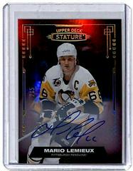 Mario Lemieux [Photo Variant Autograph Red] #71 Hockey Cards 2021 Upper Deck Stature Prices