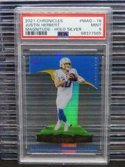 Justin Herbert [Holo Silver] Football Cards 2021 Panini Chronicles Magnitude Prices