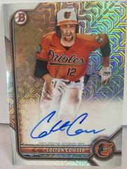 Colton Cowser [Orange Refractor] #BCMA-CC Baseball Cards 2022 Bowman Chrome Mega Box Mojo Autographs Prices