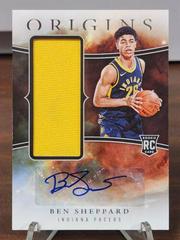 Ben Sheppard #15 Basketball Cards 2023 Panini Origins Rookie Jersey Autograph Prices