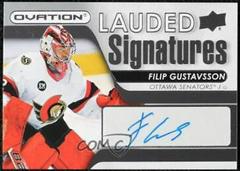 Filip Gustavsson #LS-FG Hockey Cards 2021 Upper Deck Ovation Lauded Signatures Prices
