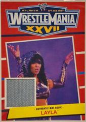 Layla Wrestling Cards 2012 Topps Heritage WWE WrestleMania XXVII Mat Relics Prices