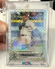 Julio Rodriguez [Xfractor] #AC-JRO Baseball Cards 2022 Topps Chrome Update Autographs Prices