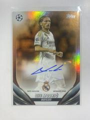 Luka Modric [Orange Foilboard] #A-LK Soccer Cards 2023 Topps UEFA Club Autograph Prices