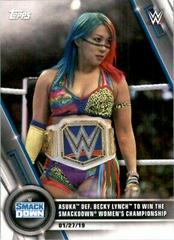 Asuka def. Becky Lynch to Win the SmackDown Women's Championship Wrestling Cards 2020 Topps WWE Women's Division Prices