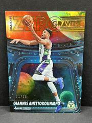 Giannis Antetokounmpo [Artist Proof] #8 Basketball Cards 2022 Panini Hoops Zero Gravity Prices
