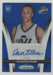 Dante Exum #6 Basketball Cards 2014 Panini Prizm Rookie Autographs Blue Prices