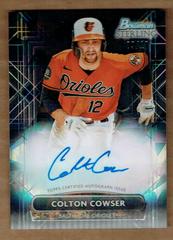 Colton Cowser [Black Atomic] #PA-CC Baseball Cards 2022 Bowman Sterling Prospect Autographs Prices