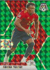 Adama Traore [Green Mosaic] #162 Soccer Cards 2021 Panini Mosaic UEFA Euro 2020 Prices