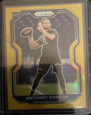 Anthony Gordon [Gold Prizm] #391 Football Cards 2020 Panini Prizm